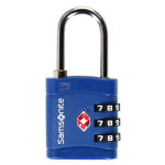 Cadenas  code tsa midnight blue bleu