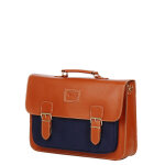 Cartable adulte tann's milan 36 cm fauve beige