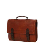 Cartable business bear design cow lavato guus 15. 6 pouces cognac / brown marron