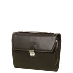 Cartable en cuir katana architecte 35 cm chocolat marron