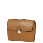 Cartable en cuir katana architecte 35 cm marron