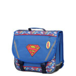 Cartable dc comics superman comics 38 cm cp / ce1 / ce2 bleu
