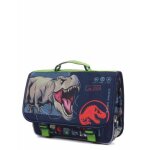 Cartable jurassic world 41 cm ce2 / cm1 / cm2 bleu