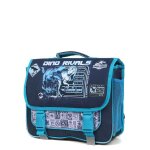 Cartable jurassic world dino rivals 38 cm cp / ce1 / ce2 bleu