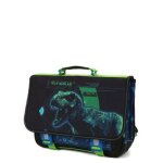 Cartable jurassic world isla nublar 41 cm ce2 / cm1 / cm2 noir