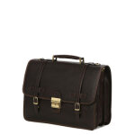 Cartable katana premium vintage 39. 5 cm chocolat marron