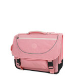 Cartable kipling preppy 41 cm ce2 / cm1 / cm2 pink candy combo rose