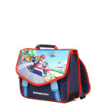Cartable super mario kart 38 cm cp / ce1 / ce2 bleu