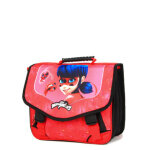 Cartable miraculous coccinelle 38 cm cp / ce1 / ce2 rouge