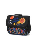 Cartable oberthur sport league 38 cm cp / ce1 / ce2 noir