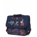 Cartable oberthur x muy pop 38 cm cp / ce1 / ce2 bleu