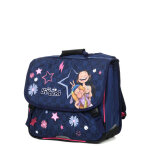 Cartable oberthur x les sisters 38 cm cp / ce1 / ce2 marine bleu
