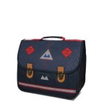 Cartable poids plume confettis 38 cm cp / ce1 / ce2 marine bleu