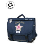 Cartable rversible pol fox star 38 cm cp / ce1 / ce2 pas cher bleu