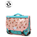 Cartable r�versible pol fox ice pop 38 cm cp / ce1 / ce2 bleu / rose