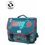 Cartable r�versible pol fox jungle 38 cm cp / ce1 / ce2 vert