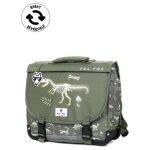 Cartable r�versible pol fox jurassic 35 cm cp / ce1 kaki vert