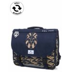 Cartable rversible pol fox lion 38 cm cp / ce1 / ce2 marine bleu