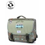 Cartable rversible pol fox road trip 38 cm cp / ce1 / ce2 vert