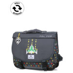 Cartable réversible pol fox space invader 35 cm cp / ce1 gris Cartable réversible pol fox space invader 35 cm cp / ce1 gris