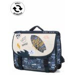 Cartable rversible pol fox surfeur 38 cm cp / ce1 / ce2 bleu