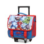 Cartable  roulettes avengers brave 38 cm cp / ce1 / ce2 bleu