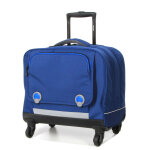 Cartable � roulettes delsey bts 45. 5 cm - 4 roues marine bleu