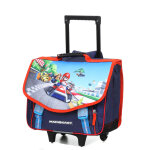 Cartable � roulettes super mario kart 41 cm ce2 / cm1 / cm2 bleu