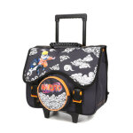 Cartable  roulettes naruto 41 cm ce2 / cm1 / cm2 noir