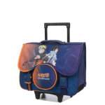 Cartable  roulettes naruto shippuden sasuke 41 cm ce2 / cm2 bleu marine