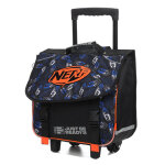 Cartable � roulettes nerf off screen 38 cm cp / ce1 / ce2 bleu