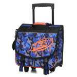 Cartable  roulettes nerf playground 38 cm cp / ce1 / ce2 bleu