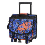 Cartable � roulettes nerf playground 38 cm cp / ce1 / ce2 bleu