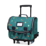 Cartable � roulettes tann's dan 41 cm ce2 / cm1 / cm2 vert