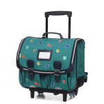 Cartable � roulettes tann's dan 41 cm ce2 / cm1 / cm2 vert