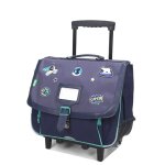 Cartable � roulettes tann's anthony 38 cm cp / ce1 / ce2 bleu