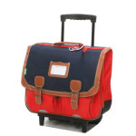 Cartable � roulettes tann's arthur 41 cm ce2 / cm1 / cm2 bleu / rouge