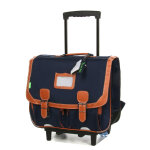 Cartable � roulettes tann's camille 41 cm bleu marine