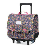 Cartable � roulettes tann's elena 41 cm ce2 / cm1 / cm2 bleu