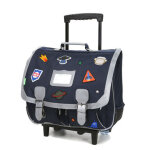 Cartable � roulettes tann's elliott 41 cm ce2 / cm1 / cm2 bleu marine