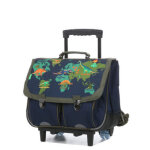 Cartable  roulettes tann's marius 38 cm - 2 boucles cp / ce1 / ce2 marine bleu