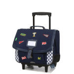 Cartable  roulettes tann's matho 38 cm cp / ce1 / ce2 bleu