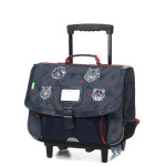 Cartable � roulettes tann's mathys 38 cm cp / ce1 / ce2 gris