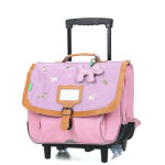 Cartable � roulettes tann's mila 38 cm cp / ce1 / ce2 violet / rose