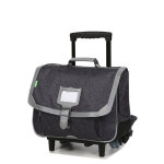 Cartable � roulettes tann's owen 38 cm cp / ce1 / ce2 gris