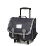 Cartable � roulettes tann's owen 41 cm ce2 / cm1 / cm2 gris