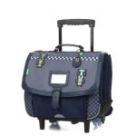 Cartable � roulettes tann's romain 38 cm cp / ce1 / ce2 gris