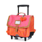 Cartable � roulettes tann's sidonie 38 cm cp / ce1 / ce2 rose / orange