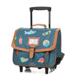 Cartable � roulettes tann's stan 38 cm cp / ce1 / ce2 vert