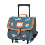 Cartable � roulettes tann's stan 38 cm cp / ce1 / ce2 vert
